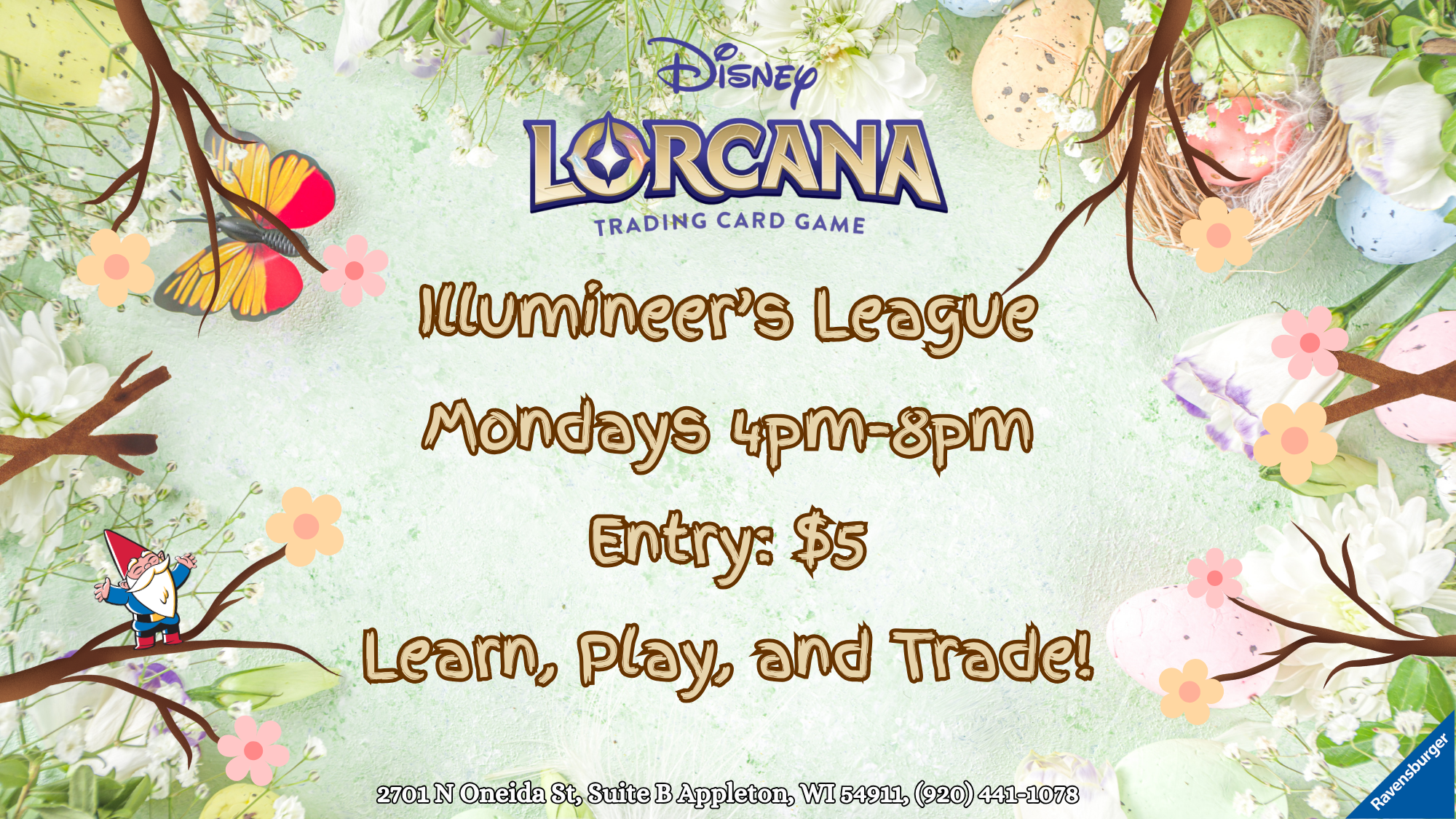 Disney Lorcana Illumineer’s League at Gnome Games Appleton North