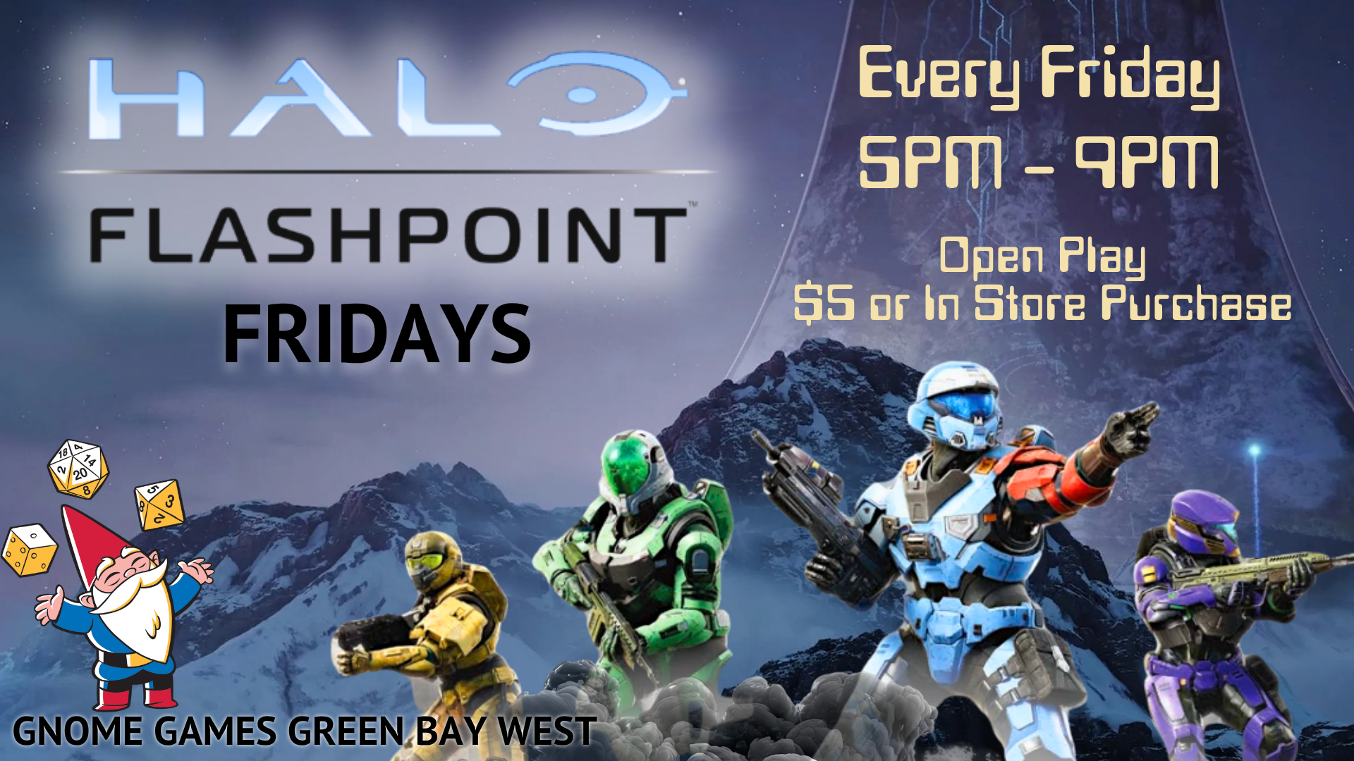 Flashpoint Fridays at Gnome Games Green Bay West