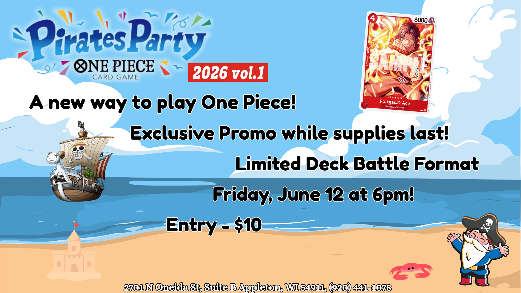 Pirates Party One Piece