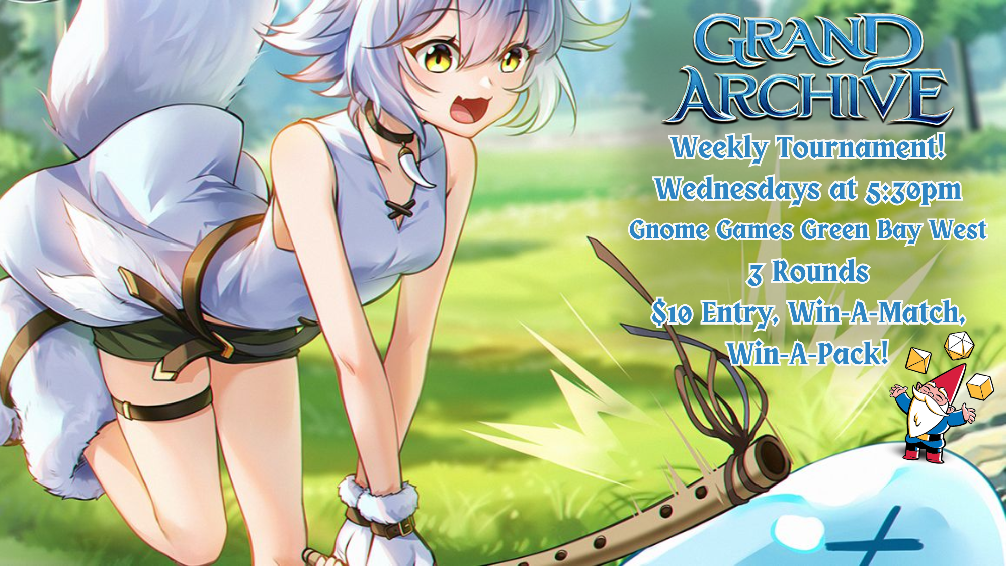 Grand Archive Weekly Tournament at Gnome Games Green Bay West