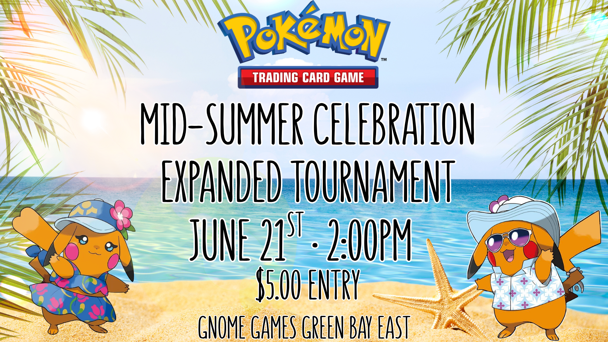 Pokémon Mid-Summer Celebration Expanded Tournament at Gnome Games Green Bay East