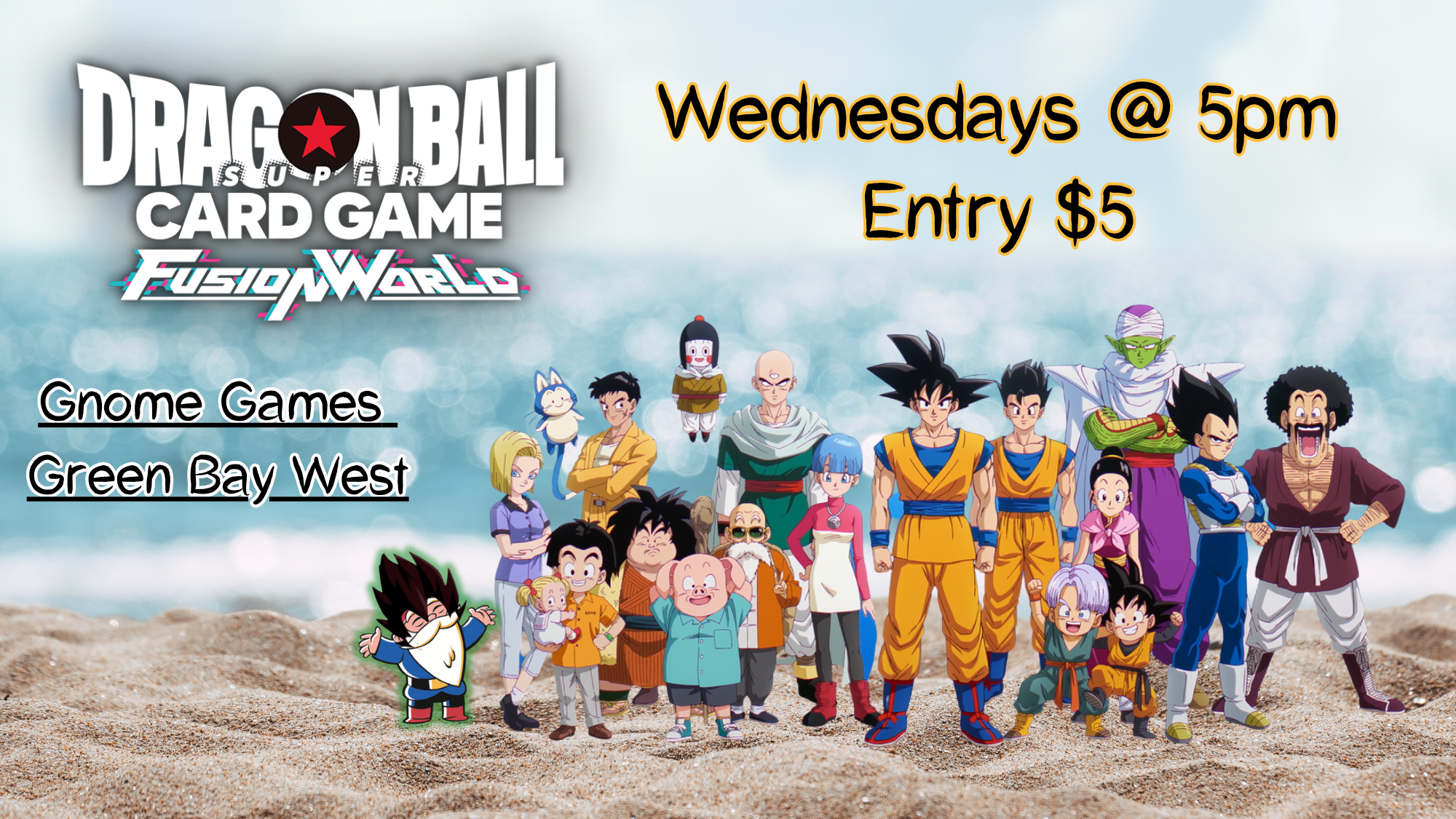 Dragonball Super Fusion World Weekly Tournament at Gnome Games Green Bay West